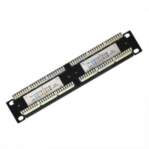 картинка Патч-панель UTP, 10", 12 портов RJ45, cat.5е, 1U, Dual Type, Netko СКС, "J" от магазина Интерком-НН фото 2