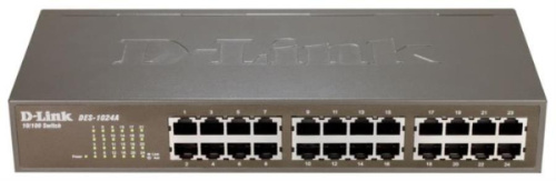 картинка D-Link DES-1024A/B1 D-Link Неуправляемый коммутатор с 24 портами 10/100Base-TX от магазина Интерком-НН фото 2