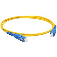 картинка Патч-корд оптический (optic patch cord) SC/UPC-SC/UPC SM 9/125мкм одномодовый (simplex) 1 метр от магазина Интерком-НН