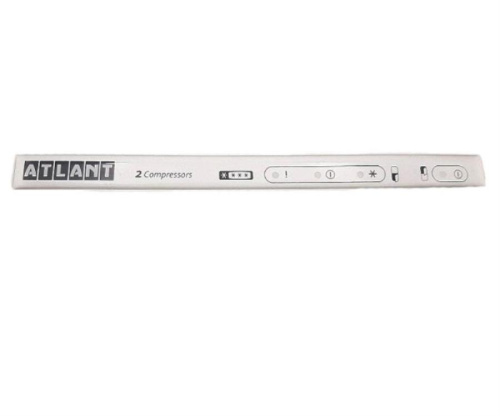 картинка Atlant 908082537551 Эмблема с названием "Атлант" 198х14 серия 375-51 для холодильника Атлант, Минск от магазина Интерком-НН