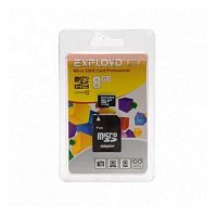 картинка Память Micro SD 8Gb Exployd class10 с адаптером (EX008GCSDHC10) от магазина Интерком-НН