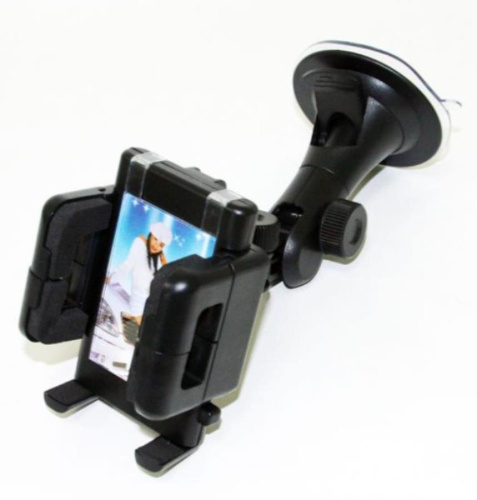 картинка Автомобильный держатель на стекло с присоской для GPS, коммуникаторов (гибкий кронштейн) YC-019 от магазина Интерком-НН фото 2