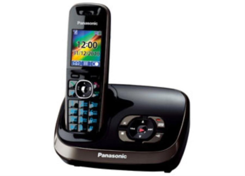 картинка Panasonic KX-TG8521RUB - Беспроводной телефон DECT (радиотелефон) , цвет: черный  от магазина Интерком-НН