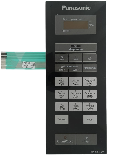 картинка Panasonic A630Y41T0MZP Сенсорная панель на русском для СВЧ (микроволновой печи) NN-ST342M ZPE от магазина Интерком-НН фото 2