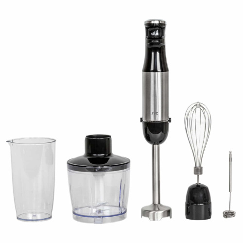 картинка JVC JK-HB5025 блендер погружной 1200Вт, регулировка скорости, черный/серебристый  от магазина Интерком-НН