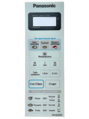 картинка Panasonic F630Y6S20HZP Сенсорная панель для СВЧ микроволновой печи NN-S235WF от магазина Интерком-НН фото 5
