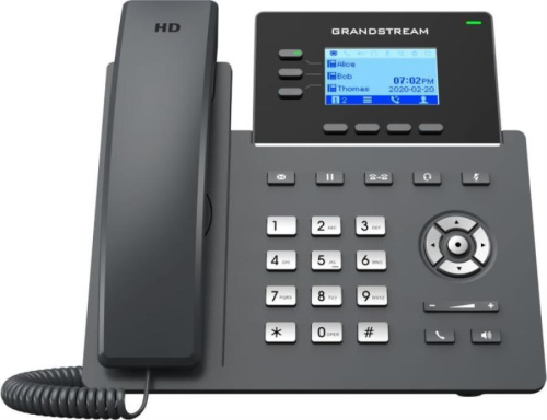 изображение Телефон IP Grandstream GRP-2603P черный магазин Компании Интерком-НН картинка Телефон IP Grandstream GRP-2603P черный от магазина Интерком-НН