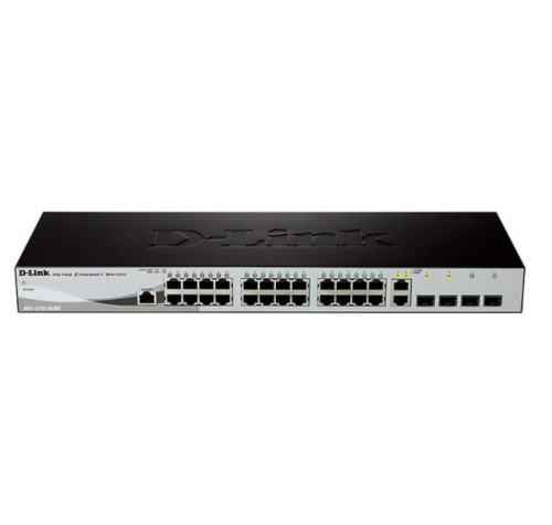 картинка D-Link DES-1210-28/ME/B2A Коммутатор с 24 портами 10/100Base-TX + 2 портами 10/100/1000BASE-T D-Link от магазина Интерком-НН