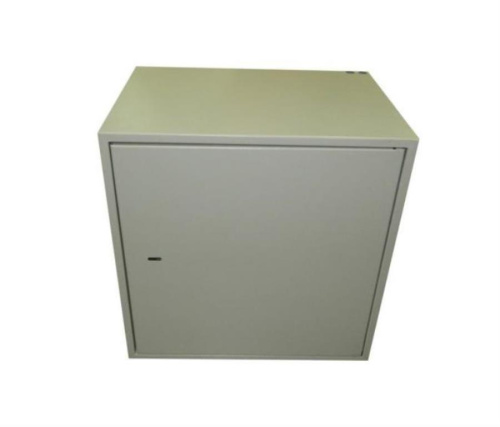 картинка Шкаф настенный 19", 12U, (600х450х600) антивандальный распашного типа, направляющие, замок, серый    от магазина Интерком-НН фото 2
