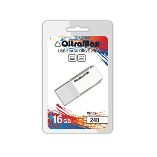 изображение Память USB 16Gb OltraMax 240 белый (OM-16GB-240-White) магазин Компании Интерком-НН картинка Память USB 16Gb OltraMax 240 белый (OM-16GB-240-White) от магазина Интерком-НН