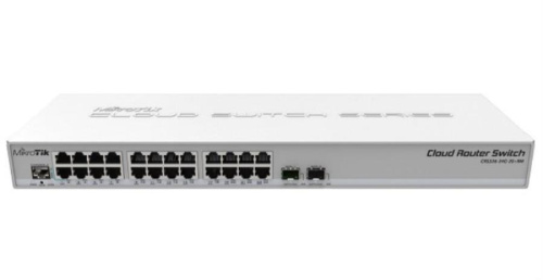 изображение CRS326-24G-2S+RM Коммутатор MikroTik 24 x 10/100/1000 Мбит/с RJ45, 2 x 1/10 ГБит/с SFP+ магазин Компании Интерком-НН картинка CRS326-24G-2S+RM Коммутатор MikroTik 24 x 10/100/1000 Мбит/с RJ45, 2 x 1/10 ГБит/с SFP+ от магазина Интерком-НН