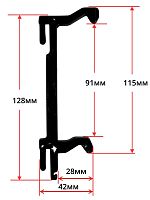 картинка Supra MO0230 Крючок (защелка) микроволновой печи Supra, Fusion, Orion, Hyundai   от магазина Интерком-НН