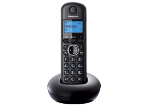картинка Panasonic KX-TGB210RUB - Беспроводной телефон DECT (радиотелефон) , цвет: черный  от магазина Интерком-НН