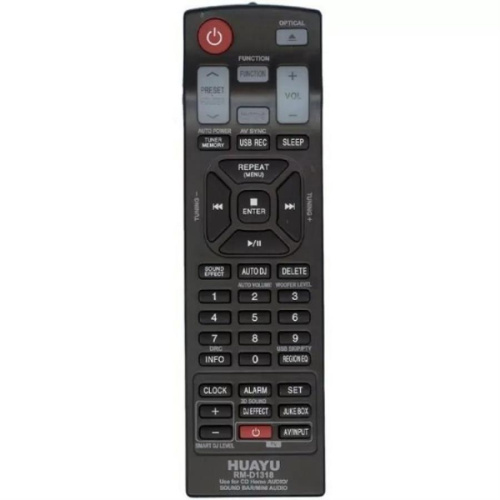 картинка Huayu RM-D1318 (21024) пульт дистанционного управления универсальный (ПДУ) для аудиосистем LG от магазина Интерком-НН