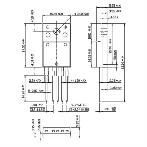 картинка 5Q12656 (1203-002257 A) микросхема  от магазина Интерком-НН фото 2