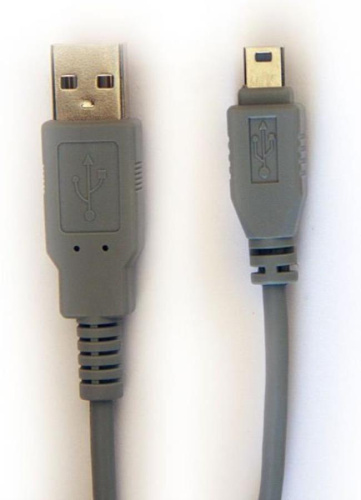изображение Кабель USB 2.0 AM/mini B 5pin 1.8м серый (пакет) K618 магазин Компании Интерком-НН картинка Кабель USB 2.0 AM/mini B 5pin 1.8м серый (пакет) K618 от магазина Интерком-НН