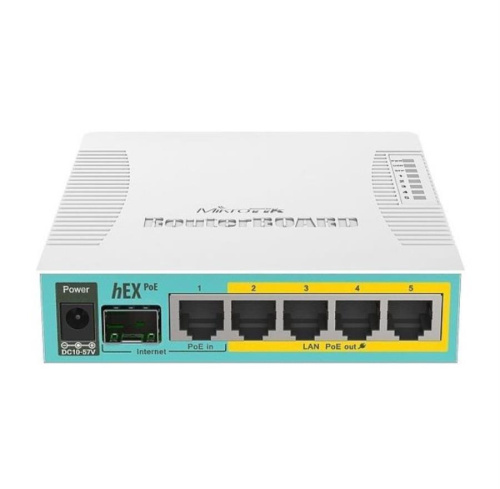 картинка MikroTik RB960PGS hEX PoE  Маршрутизатор 5xGLAN + SFP от магазина Интерком-НН фото 4