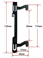 картинка LG 4026W2A014A Замок двери крючок 135мм для микроволновой печи MS-2068ZL от магазина Интерком-НН