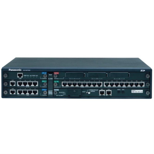 картинка Panasonic KX-NCP500RU IP АТС Предельная ёмкость системы: до 124 внешних линий и 156 внутренних линий от магазина Интерком-НН