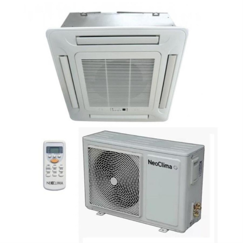 картинка Neoclima NS/NU-12B5 кассетный кондиционер, тепло/холод 3,5/3,9 кВт от магазина Интерком-НН