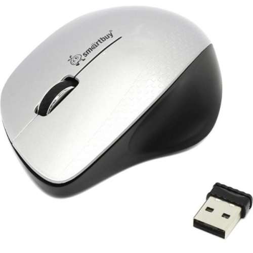 изображение Мышь Smartbuy 309 беспроводная (серебро) (SBM-309AG-SK) магазин Компании Интерком-НН картинка (SBM-309AG-SK) Мышь Smartbuy 309 беспроводная (серебро) от магазина Интерком-НН