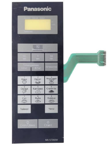 картинка Panasonic F630Y9V30BZP сенсорная панель для СВЧ (микроволновой) печи NN-ST340W ZPE от магазина Интерком-НН фото 4