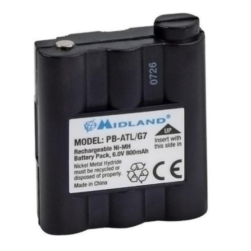 изображение Аккумулятор для рации Midland PB-ATL/G7 6v 800mAh магазин Компании Интерком-НН картинка Midland PB-ATL/G7 Аккумулятор для рации 6v 800mAh от магазина Интерком-НН