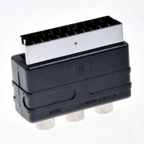 изображение Переходник 3RCA-SCART магазин Компании Интерком-НН фото 3 картинка Переходник 3RCA-SCART от магазина Интерком-НН фото 3