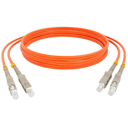 картинка Патч-корд оптический (optic patch cord) SC/UPC-SC/UPC MM 50/125мкм многомодовый (duplex) 20 метров от магазина Интерком-НН