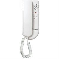 картинка Kocom DP-203HA аудиодомофон (белый) трубка переговорная с кнопкой управления замком от магазина Интерком-НН