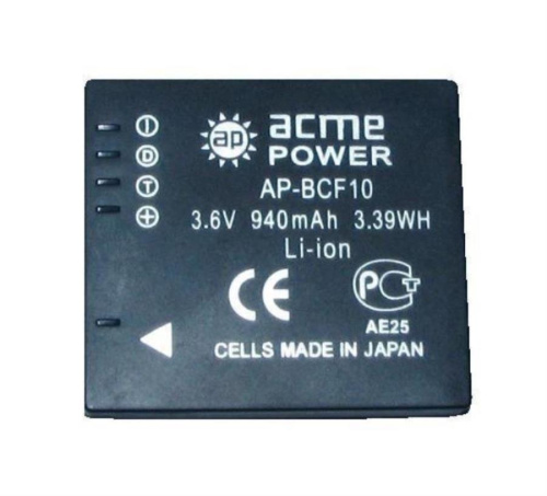 картинка AcmePower AP-DMW-BCF10E Аккумулятор Li-ion, 3.6 V, 800 mAh для фотокамер Panasonic  от магазина Интерком-НН фото 3