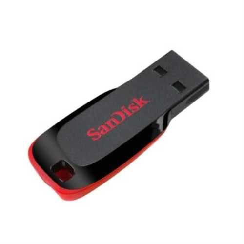 картинка Память USB 4Gb SanDisk Cruzer Blade CZ50 черный+красный от магазина Интерком-НН