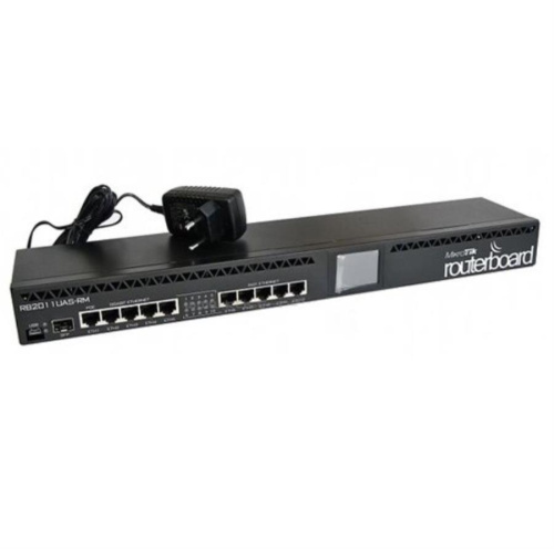 картинка MikroTik RouterBoard RB2011UiAS-RM 5 портов Gbit+5 портов 100 Mbit Router, Mikrotik от магазина Интерком-НН фото 2