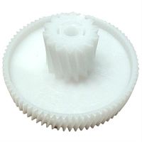 картинка Шестерня D=79/28 H=36/15, d=8мм, 14 и 78 косых зубьев для мясорубки Rolsen от магазина Интерком-НН