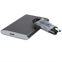 картинка Внешний жесткий диск 2,5" 2Tb  SATAIII USB3.0 для ноутбука, металл темно-серый от магазина Интерком-НН