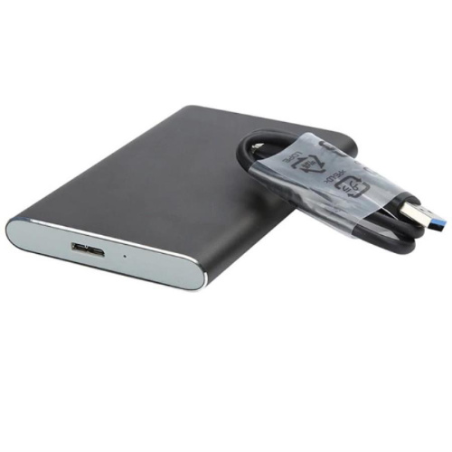 картинка Внешний жесткий диск 2,5" 2Tb  SATAIII USB3.0 для ноутбука, металл темно-серый от магазина Интерком-НН