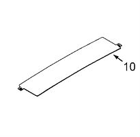 картинка Panasonic PNGV1011Z прозрачная пластина защиты описания клавиш для KX-DT543, 546, 590, KX-NT543, 546 от магазина Интерком-НН