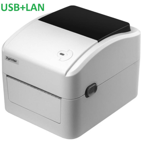изображение Xprinter XP-420B USB+Ethernet, термопринтер этикеток, для термобумаги шириной 25-115 мм, белый магазин Компании Интерком-НН картинка Xprinter XP-420B USB+Ethernet, термопринтер этикеток, для термобумаги шириной 25-115 мм, белый от магазина Интерком-НН