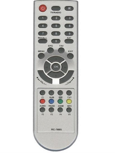 картинка Huayu D-RC-700S (20762) пульт дистанционного управления (ПДУ) для приставки Evolution  от магазина Интерком-НН