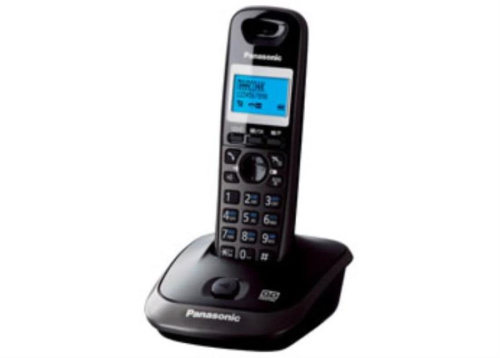 изображение Panasonic KX-TG2521RUT DECT (радиотелефон) с автоответчиком, цвет: темно-серый металлик магазин Компании Интерком-НН картинка Panasonic KX-TG2521RUT - DECT (радиотелефон) с автоответчиком, цвет: темно-серый металлик от магазина Интерком-НН