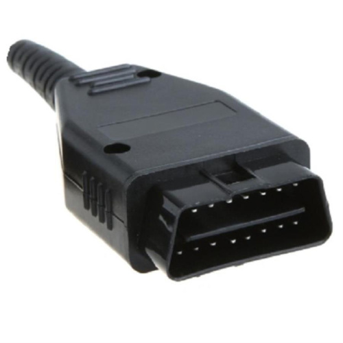 картинка Разъем OBD2 (OBD–II, J1962) 16-ти контактный, разборный, под пайку от магазина Интерком-НН