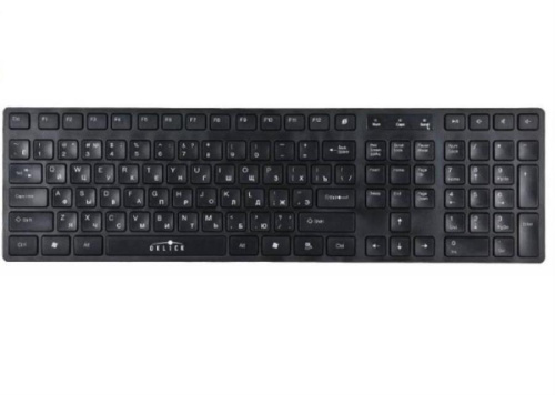 картинка OKLICK 570M Клавиатура проводная мультимедийная USB (черная) от магазина Интерком-НН