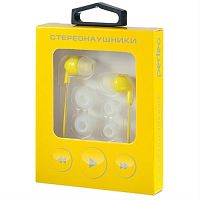 картинка Perfeo PF-IPD-YLW Внутриканальные наушники, желтые  от магазина Интерком-НН