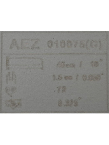 изображение AEZ 010075(G) пильная шина (0,325x1,5мм x 72зуб, 45см) для цепных пил Patriot 18" серия General магазин Компании Интерком-НН фото 2 картинка AEZ 010075(G) пильная шина (0,325x1,5мм x 72зуб, 45см) для цепных пил Patriot 18" серия General от магазина Интерком-НН фото 2