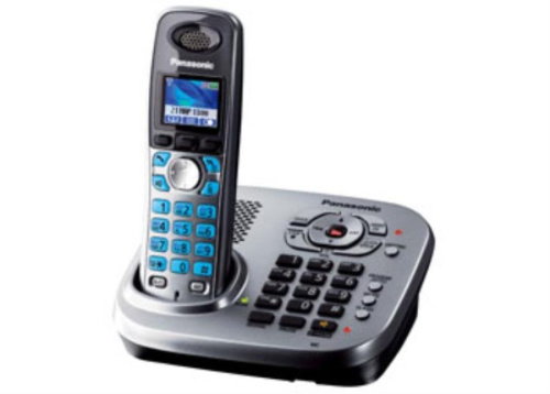 изображение Беспроводной телефон Panasonic KX-TG8041RUM DECT (радиотелефон) с автоответчиком, цвет: серый металлик магазин Компании Интерком-НН картинка Panasonic KX-TG8041RUM - Беспроводной телефон DECT (радиотелефон) с автоответчиком, цвет: серый мета от магазина Интерком-НН