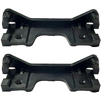 картинка Gefest 300.00.0.051-01 набор кронштейнов (черный) 2шт выдвижного ящика сушки посуды для плиты Гефест от магазина Интерком-НН