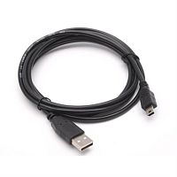 картинка Кабель USB mini USB 3 м черный (в пакете) от магазина Интерком-НН