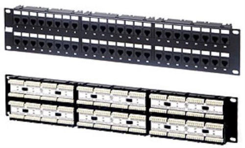 картинка PP-19-24-6P4C-C2 19" патч-панель Hyperline, 1U, 24xRJ-12, телефонная 24-порта от магазина Интерком-НН фото 3