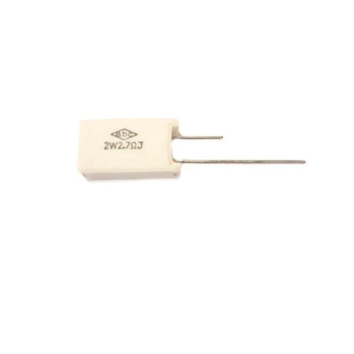картинка Samsung 2006-000262 Резистор R2.7/2W (2,7Ом 2вт) CB,ST, 7.5х11х20 от магазина Интерком-НН