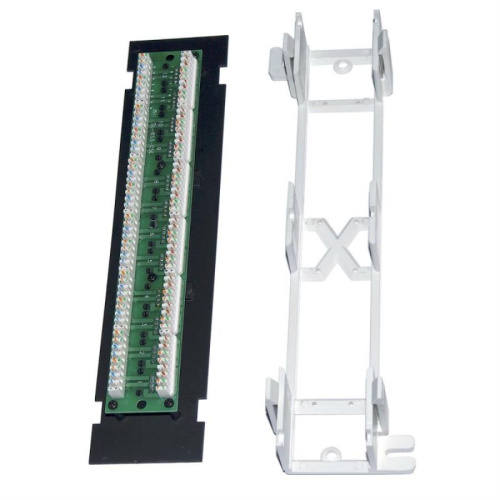 картинка PL-12-C5E-WL патч-панель настенная RJ-45, Cat.5е, 12 портов с подставкой от магазина Интерком-НН фото 3